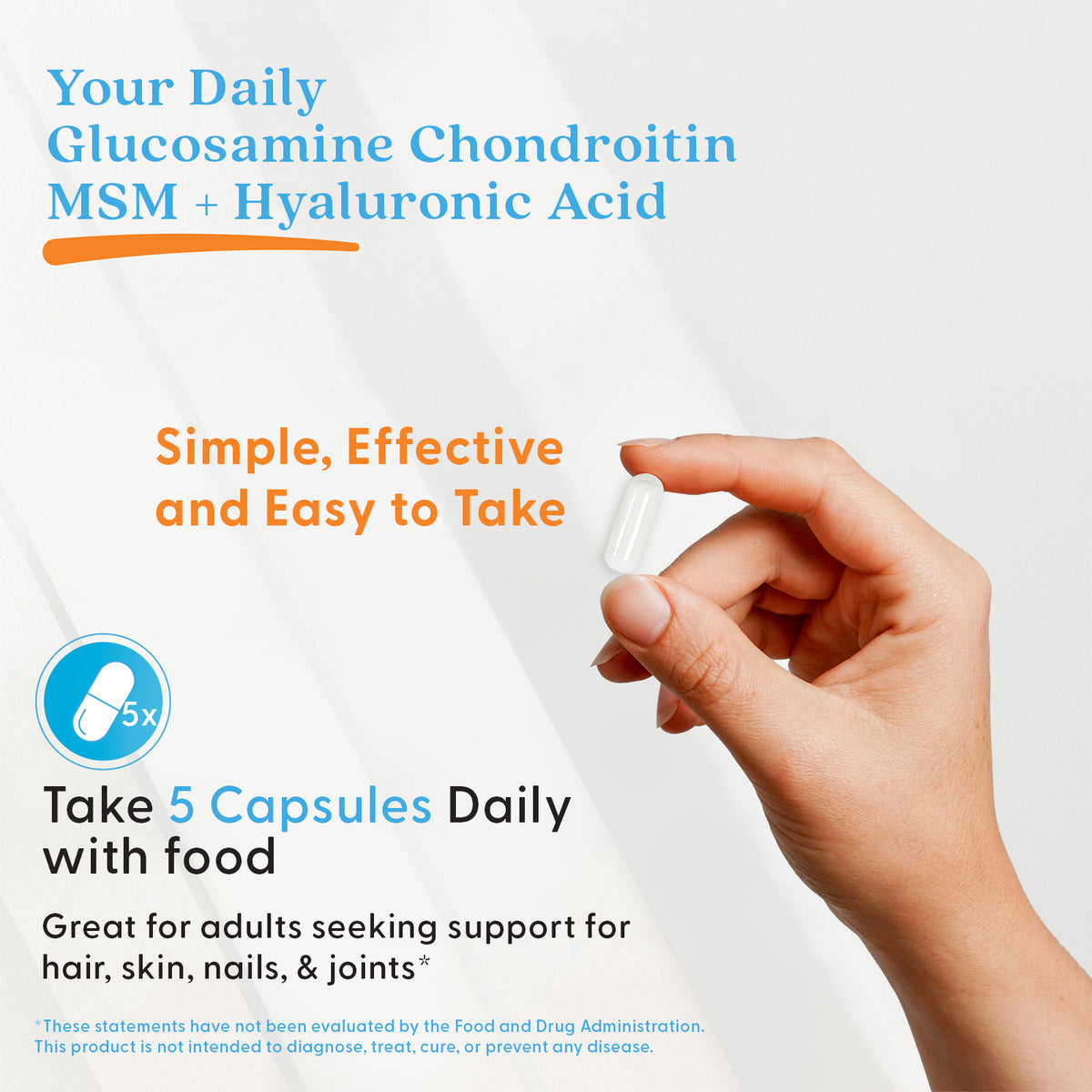 Doctor's Best Glucosamine Chondroitin MSM + Hyaluronic Acid, 150 Veggie Caps