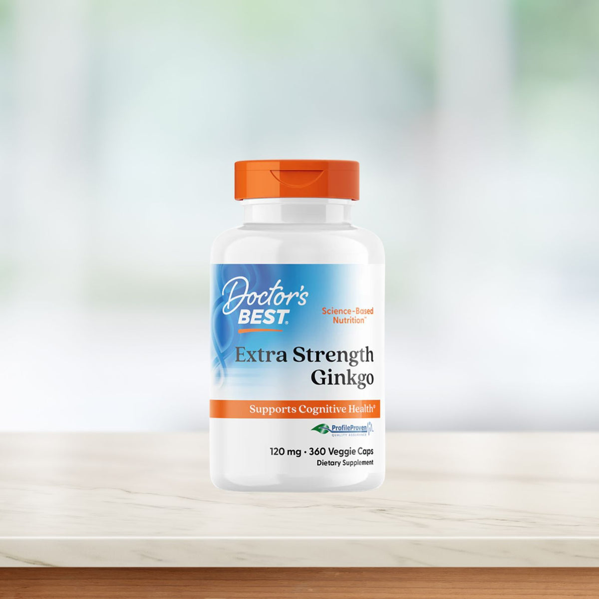 Doctor's Best Extra Strength Ginkgo, 120 mg, 360 Veggie Caps