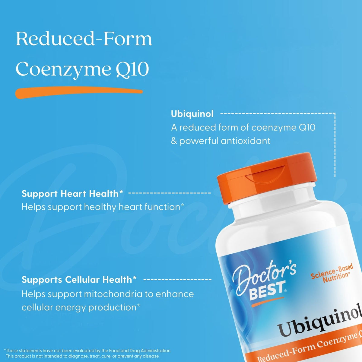 Doctor's Best Ubiquinol with Kaneka, 200 mg, 30 Softgels