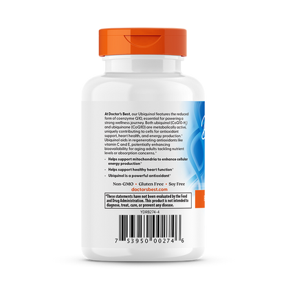 Doctor's Best Ubiquinol with Kaneka, 200 mg, 30 Softgels