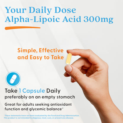 Doctor's Best Alpha-Lipoic Acid 300, 300 mg, 180 Veggie Caps