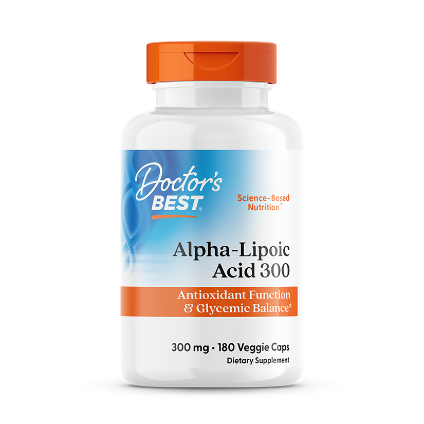 Doctor's Best Alpha-Lipoic Acid 300, 300 mg, 180 Veggie Caps