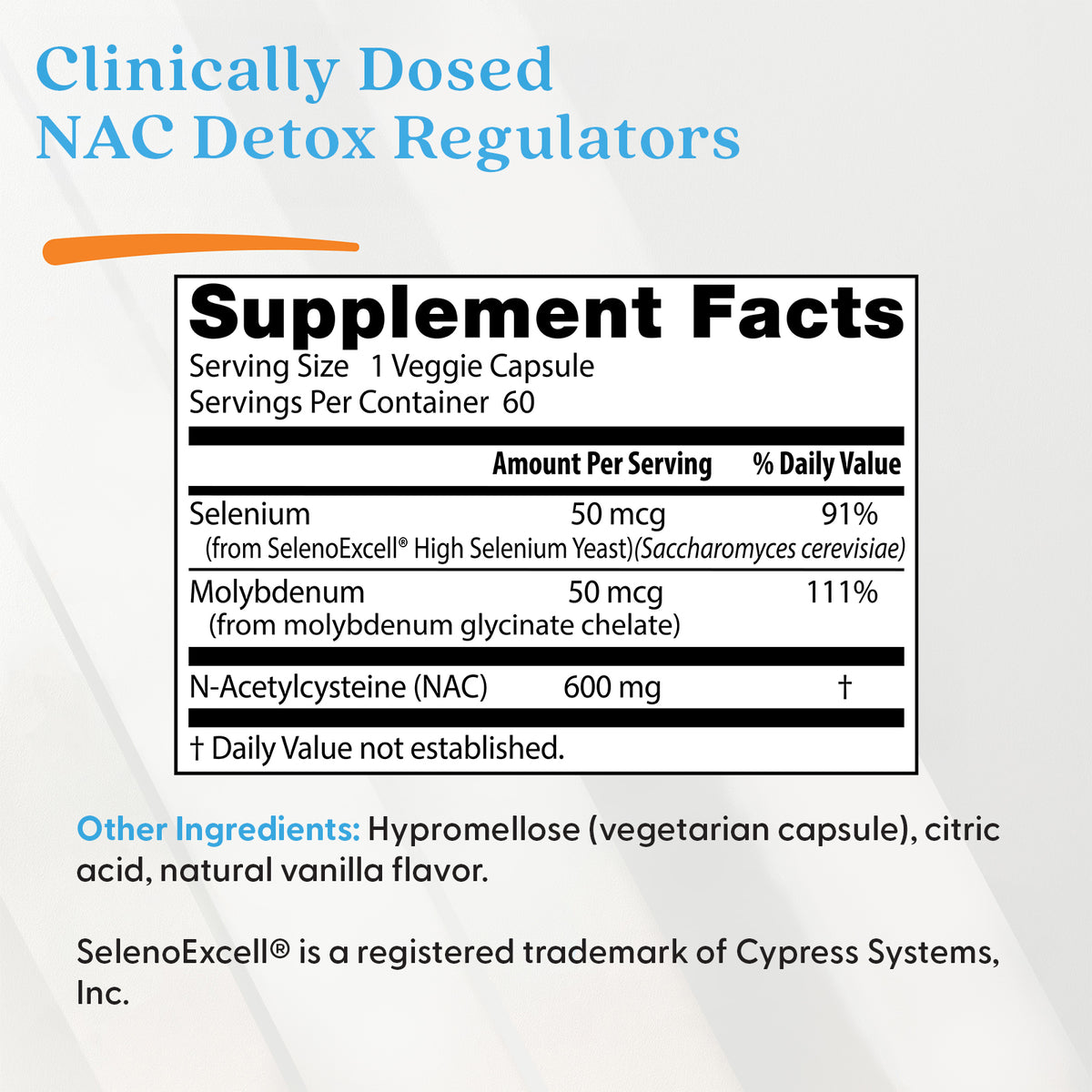 Doctor's Best NAC Detox Regulators, 60 Veggie Caps
