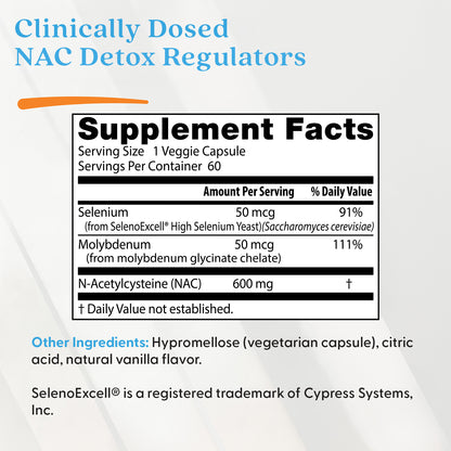 Doctor's Best NAC Detox Regulators, 60 Veggie Caps