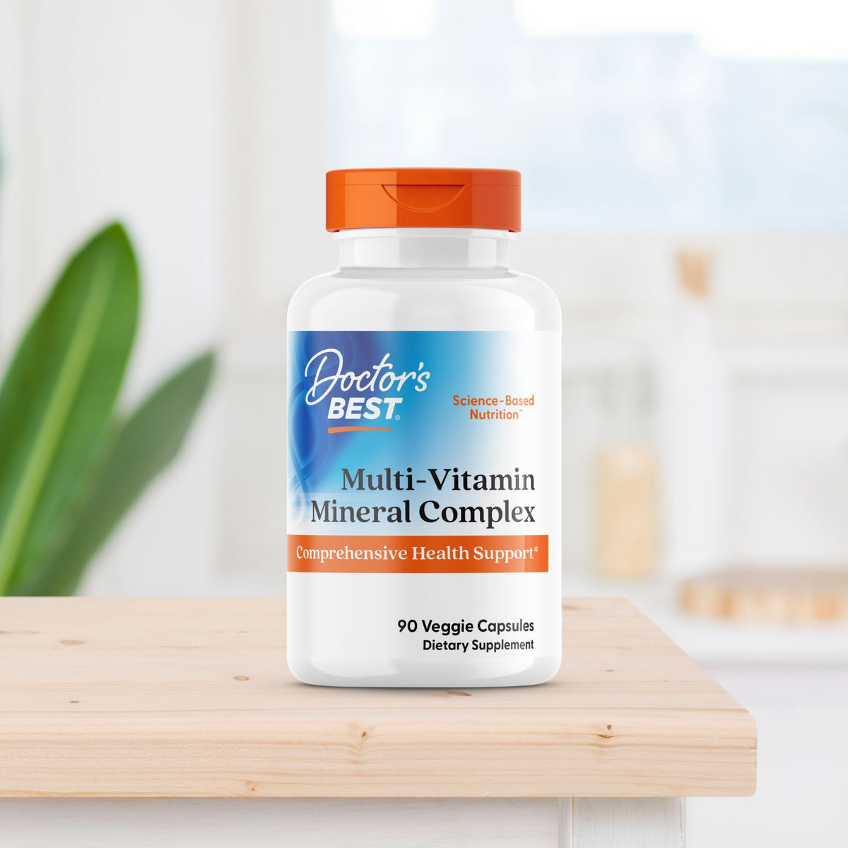 Doctor's Best Multi-Vitamin with Vitashine D3 and Quatrefolic, 90 Veggie Capsules