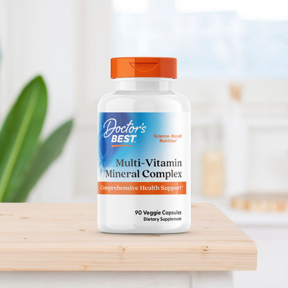 Doctor's Best Multi-Vitamin with Vitashine D3 and Quatrefolic, 90 Veggie Capsules