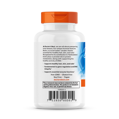 Doctor's Best Biotin, 5,000 mcg,  120 Veggie Caps