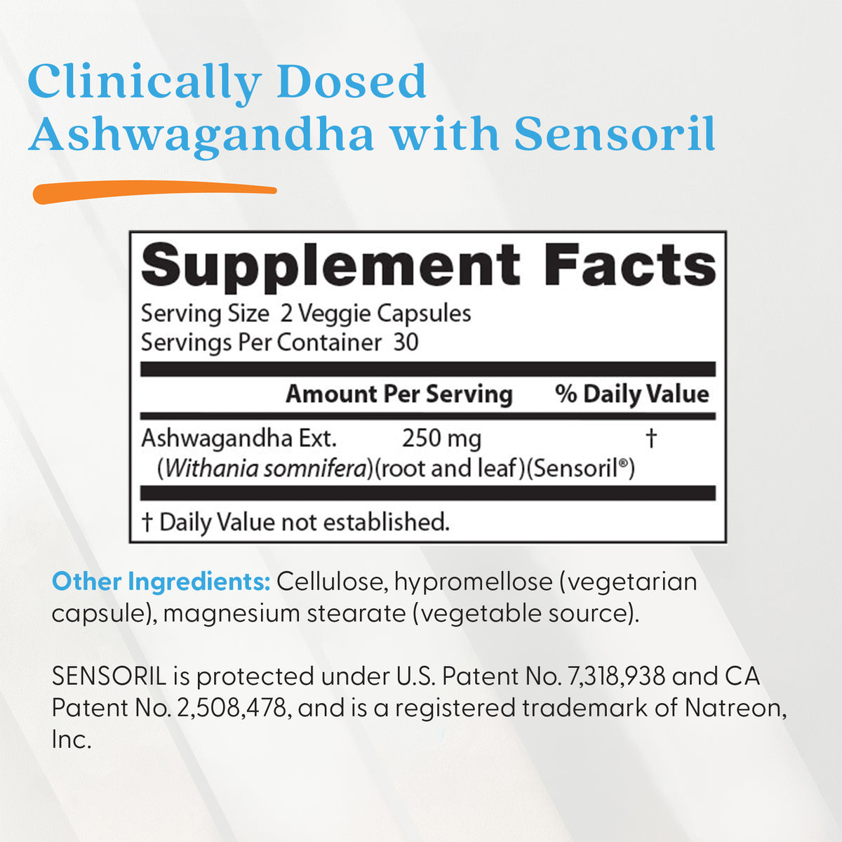 Doctor's Best Ashwagandha with Sensoril, 125 mg, 60 Veggie Caps