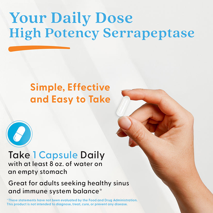 Doctor's Best High Potency Serrapeptase, 120,000 SPU, 270 Veggie Caps