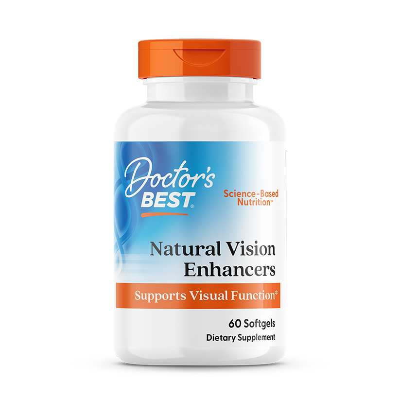 Doctor's Best Natural Vision Enhancers, 60 Softgels