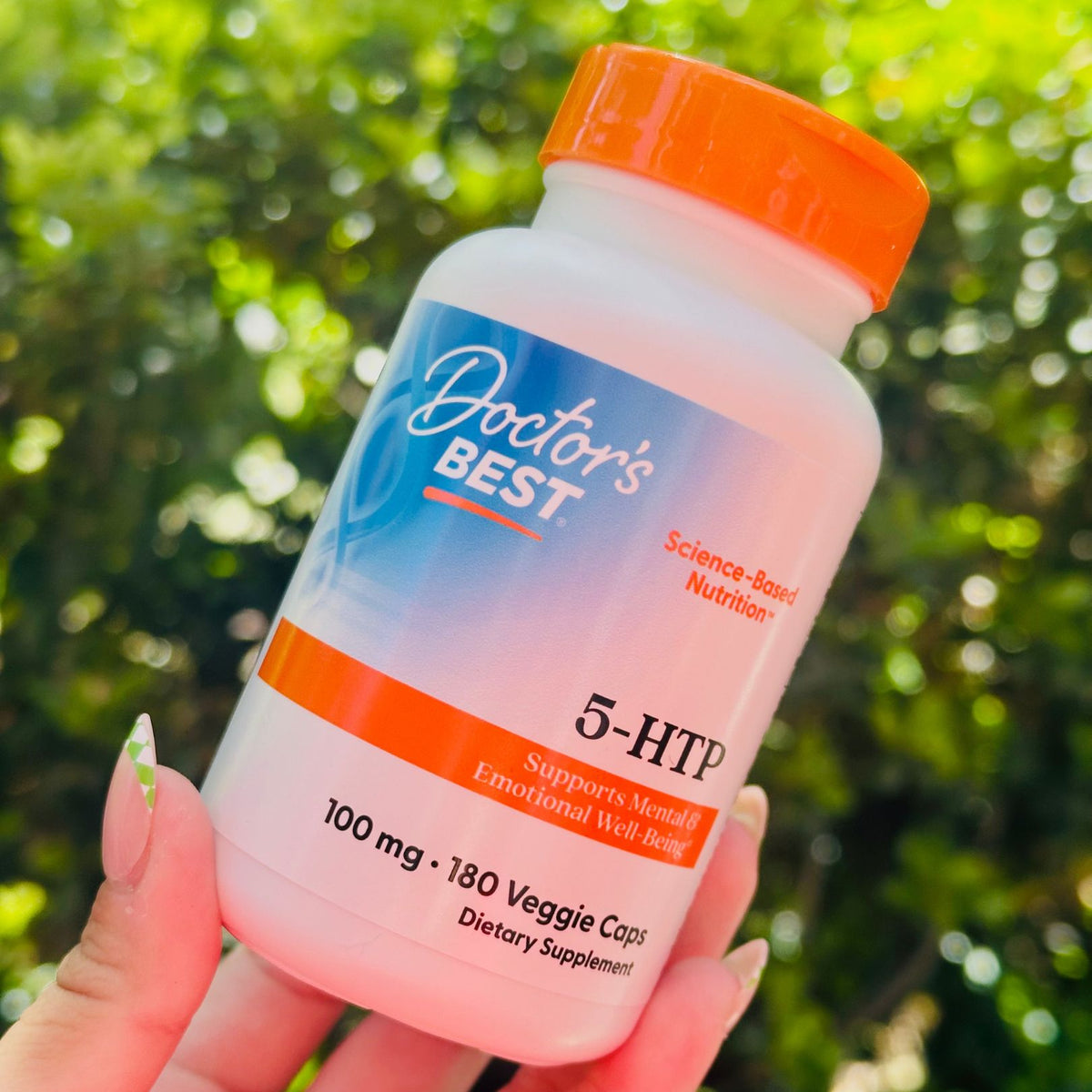 Doctor's Best 5-HTP, 100 mg, 180 Veggie Caps