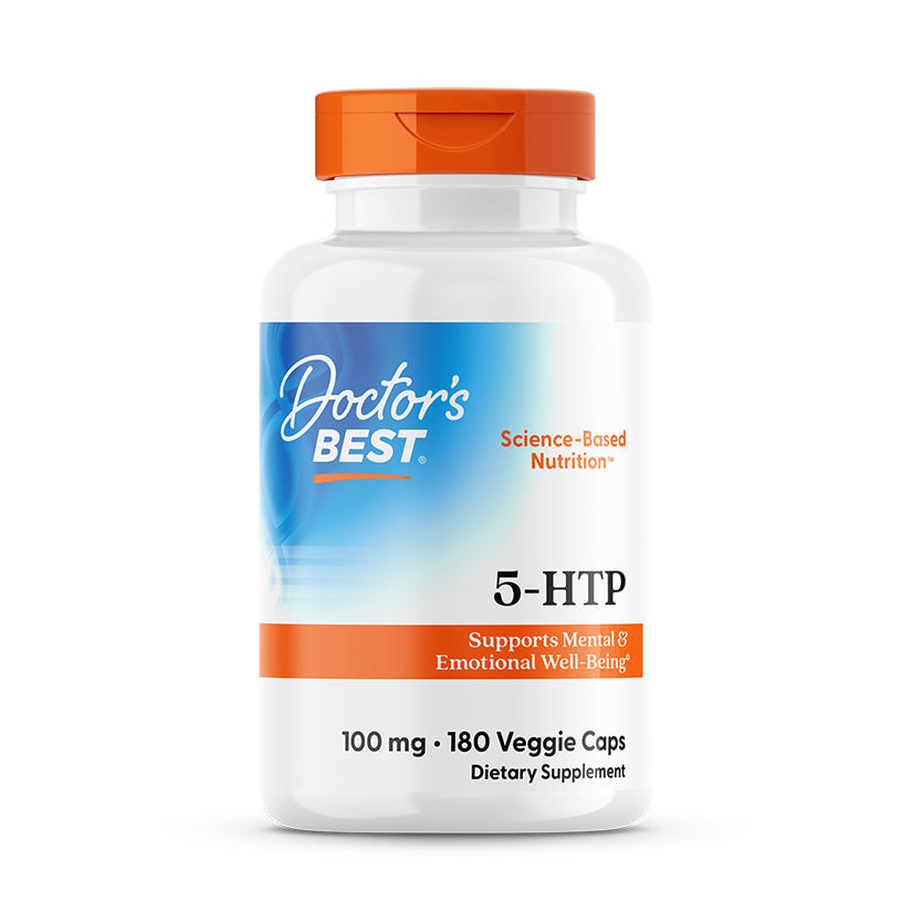 Doctor's Best 5-HTP, 100 mg, 180 Veggie Caps