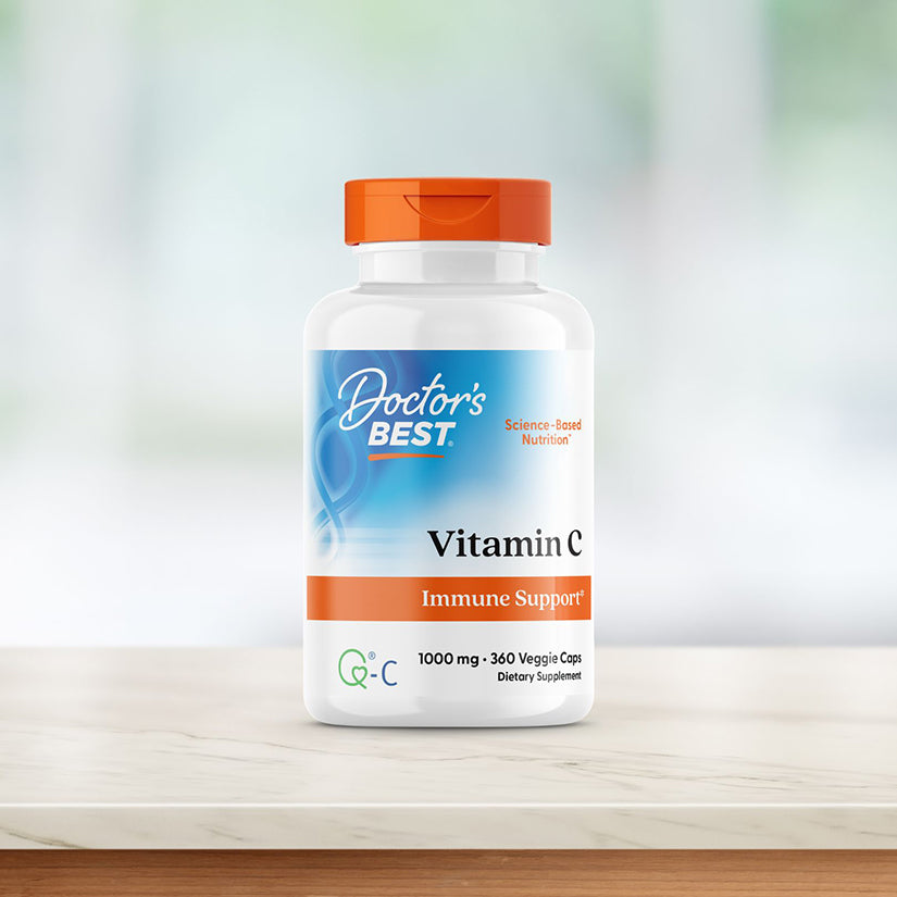 Doctor's Best Vitamin C with Q-C, 1,000 mg, 360 Veggie Caps