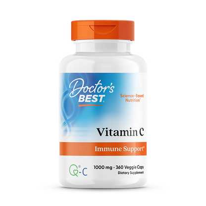 Doctor's Best Vitamin C with Q-C, 1,000 mg, 360 Veggie Caps