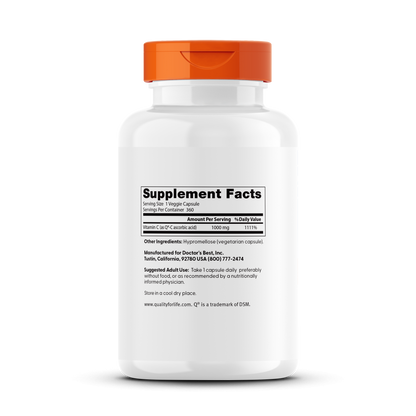 Doctor's Best Vitamin C with Q-C, 1,000 mg, 360 Veggie Caps