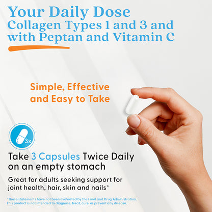 Doctor's Best Collagen Types 1 and 3 with Peptan and Vitamin C, 1,000 mg, 540 Tablets