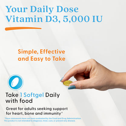 Doctor's Best Vitamin D3, 125 mcg (5,000 IU), 720 Softgels