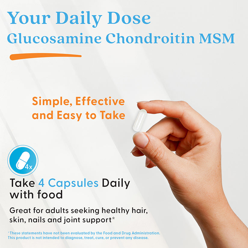 Doctor's Best Glucosamine Chondroitin MSM with OptiMSM, 360 Veggie Capsules