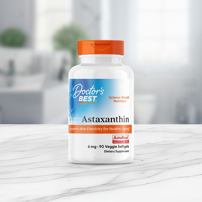 Doctor's Best Astaxanthin with AstaReal, 6 mg, 90 Veggie Softgels