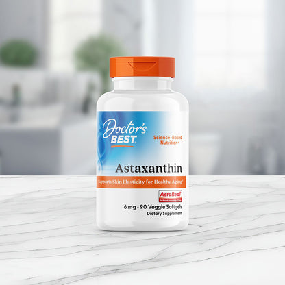 Doctor's Best Astaxanthin with AstaReal, 6 mg, 90 Veggie Softgels