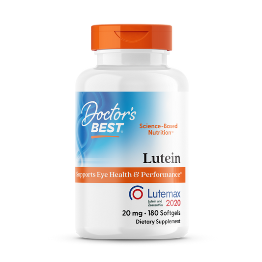 Doctor's Best Lutein with Lutemax 2020, 20 mg, 180 Softgels