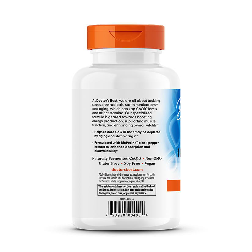Doctor's Best High Absorption CoQ10 with BioPerine, 100 mg, 360 Veggie Caps