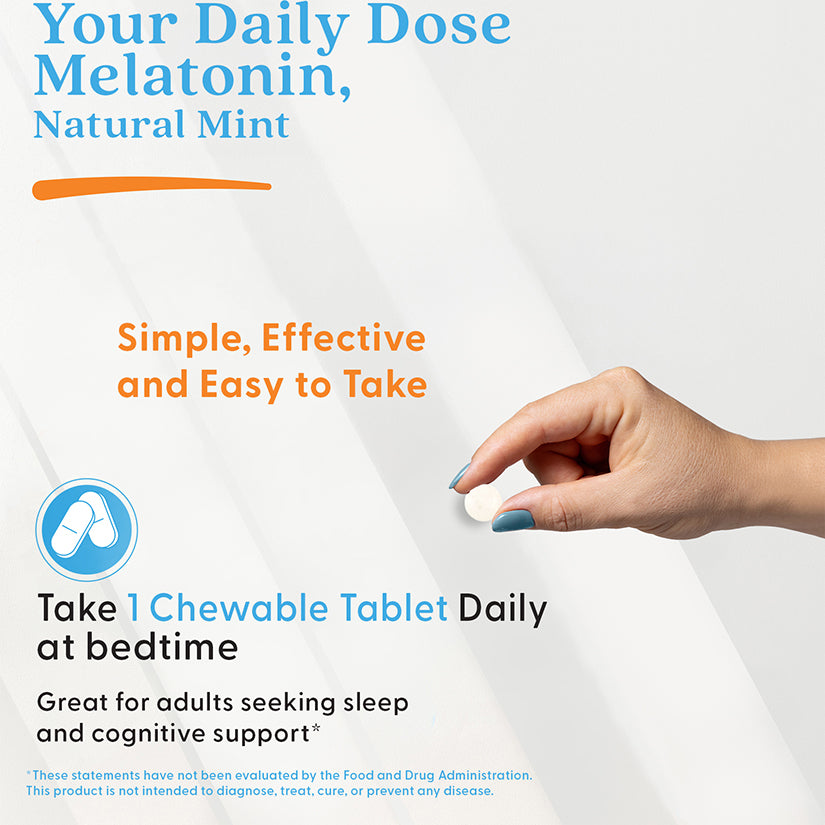 Doctor's Best Melatonin, Natural Mint, 5 mg, 120 Chewable Tablets