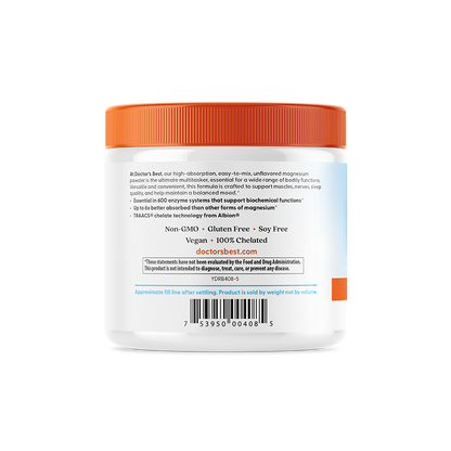 Doctor's Best High Absorption Magnesium Powder, 7.1 oz (200 g)