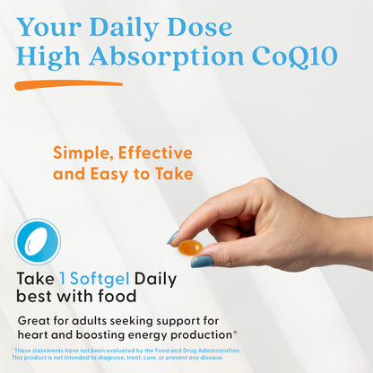 Doctor's Best High Absorption CoQ10 with BioPerine, 200 mg, 60 Veggie Softgels