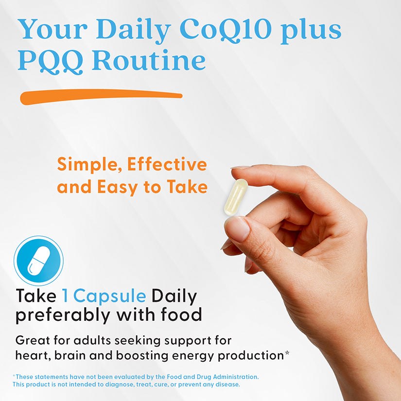 Doctor's Best CoQ10 100 mg, PQQ 20 mg, 60 Veggie Caps