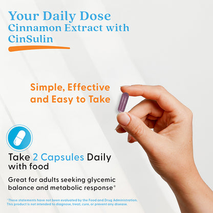 Doctor's Best Cinnamon Extract with CinSulin, 500 mg Per Serving, 120 Veggie Caps