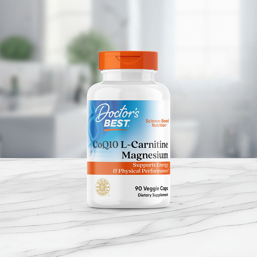 Doctor's Best CoQ10 L-Carnitine Magnesium, 90 Veggie Caps