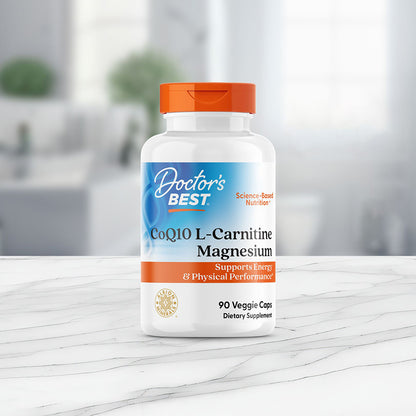 Doctor's Best CoQ10 L-Carnitine Magnesium, 90 Veggie Caps