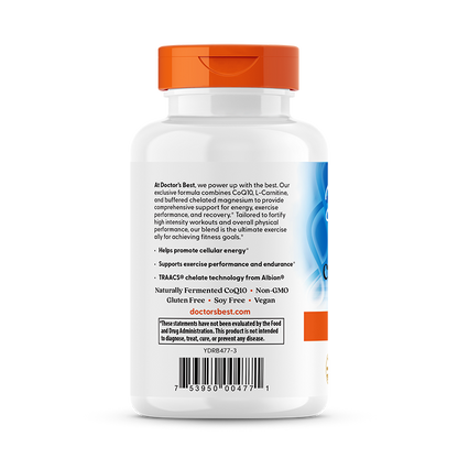 Doctor's Best CoQ10 L-Carnitine Magnesium, 90 Veggie Caps