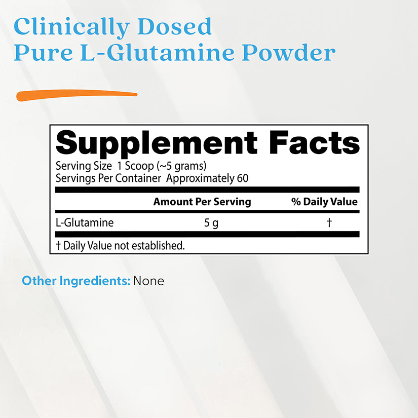 Doctor's Best Pure L-Glutamine Powder, 10.6 oz (300 g)