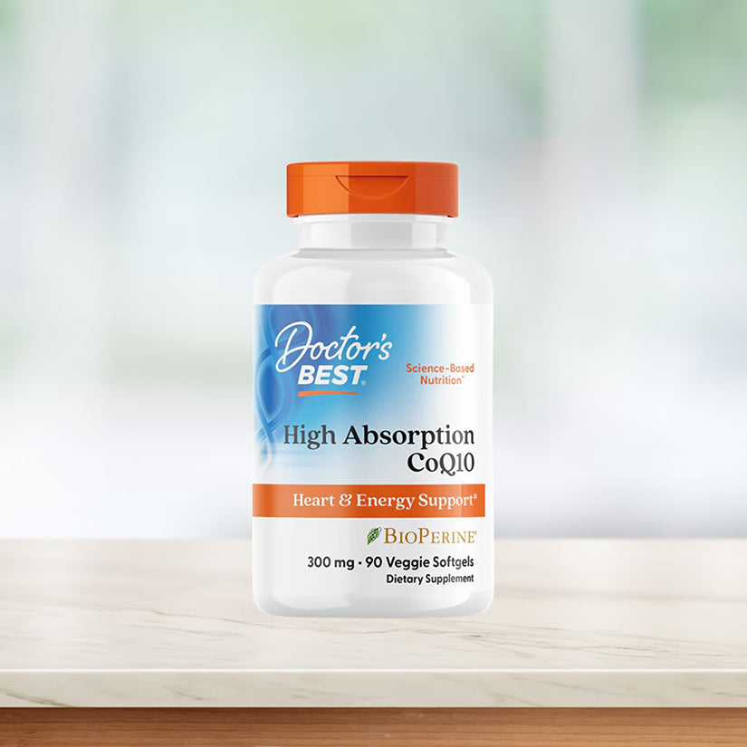 Doctor's Best High Absorption CoQ10 with BioPerine, 300 mg, 90 Veggie Softgels