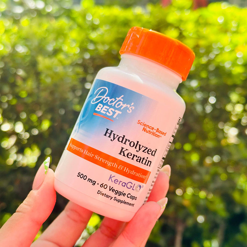 Doctor's Best Hydrolyzed Keratin, 500 mg, 60 Veggie Caps