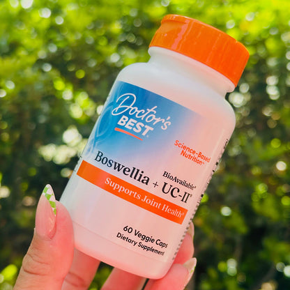 Doctor's Best BioAvailable* Boswellia + UC-II®, 60 Veggie Caps