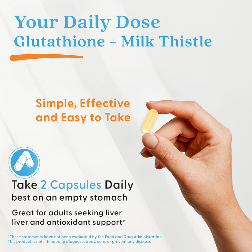 Doctor's Best Glutathione + Milk Thistle , 60 Veggie Caps
