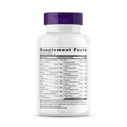 Doctor's Best Women's Multi-Vitamin, 120 Tablets