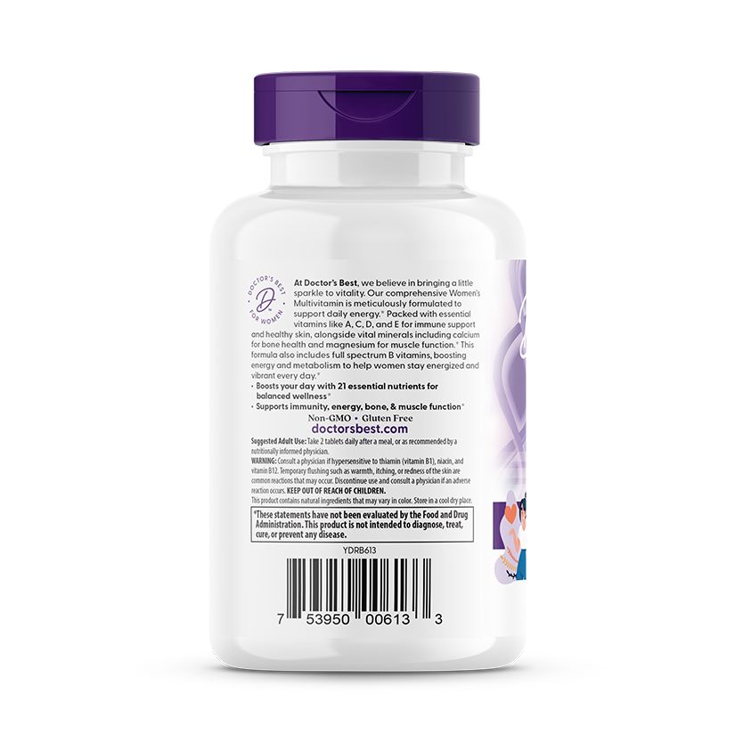 Doctor's Best Women's Multi-Vitamin, 120 Tablets