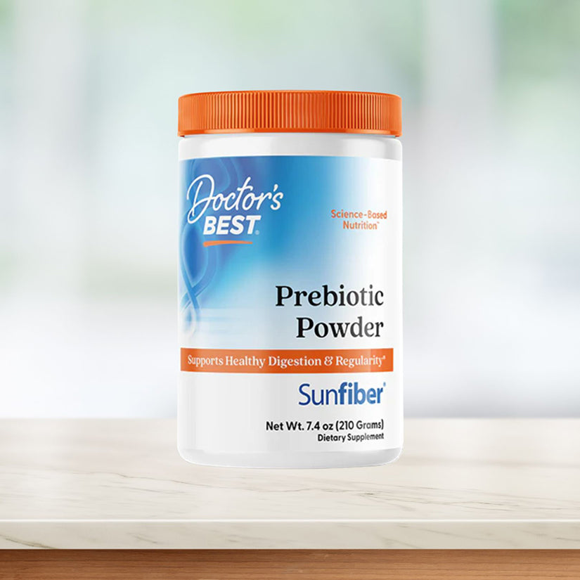 Doctor's Best Prebiotic Powder, Sunfiber®, Unflavored, 7.4 oz (210 g)