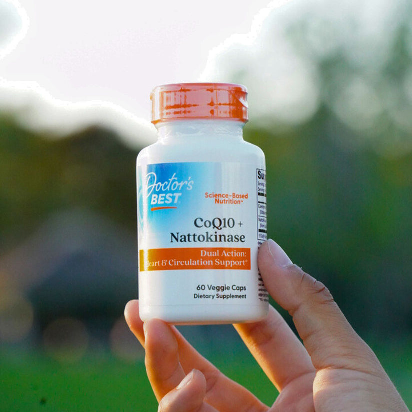 Doctor's Best CoQ10 + Nattokinase, 60 Veggie Caps
