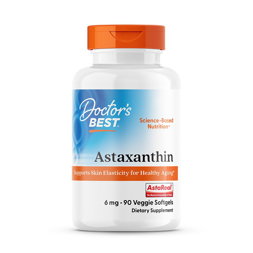 Doctor's Best Astaxanthin with AstaReal, 6 mg, 90 Veggie Softgels