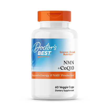 Doctor's Best NMN + CoQ10, 150 mg, 60 Veggie Caps