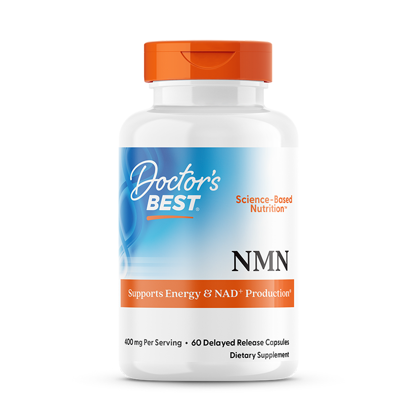 Doctor's Best NMN, 400 mg Per Serving, 60 Delayed Release Capsules