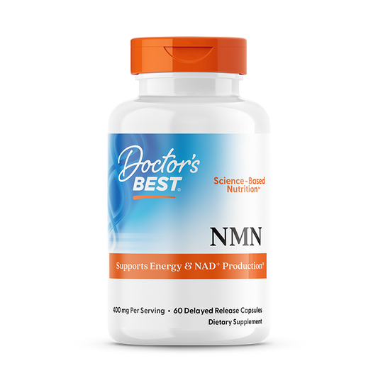Doctor's Best NMN, 400 mg Per Serving, 60 Delayed Release Capsules